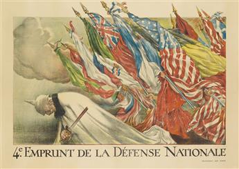 VARIOUS ARTISTS. [WORLD WAR I.] Group of 7 posters. Sizes vary.